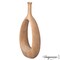 Uniquewise Fiberglass Floor Vases Modern Bohemian Ornamental Oval Design with Open Center for Entryway Living Room Bedroom Office Minimalist Home Decor Accent and Artistic Display Piece